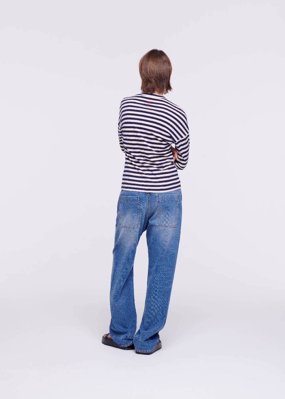 Plan C T-SHIRT A RIGHE DRAPPEGGIATA Super Saving Price