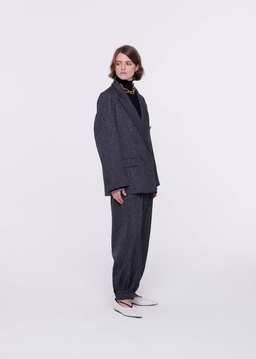 Plan C BLAZER DOPPIOPETTO GRIGIO SCURO Offerta settimanale