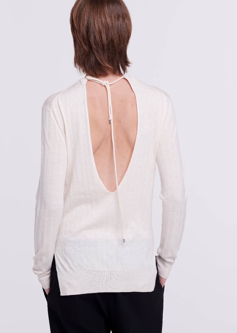 Plan C MAGLIONE OPEN BACK IN LANA MERINO Discount Store per i nuovi prodotti