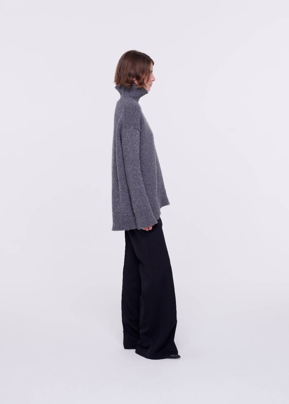 Plan C DOLCEVITA IN CASHMERE GRIGIO Nuovo