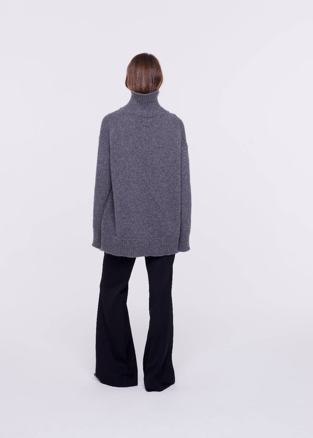 Plan C DOLCEVITA IN CASHMERE GRIGIO Nuovo