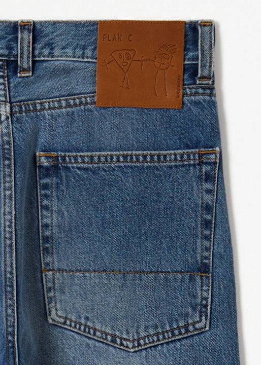 Plan C JEANS ALLA CAVIGLIA A VITA MEDIA Spedizione Gratuita