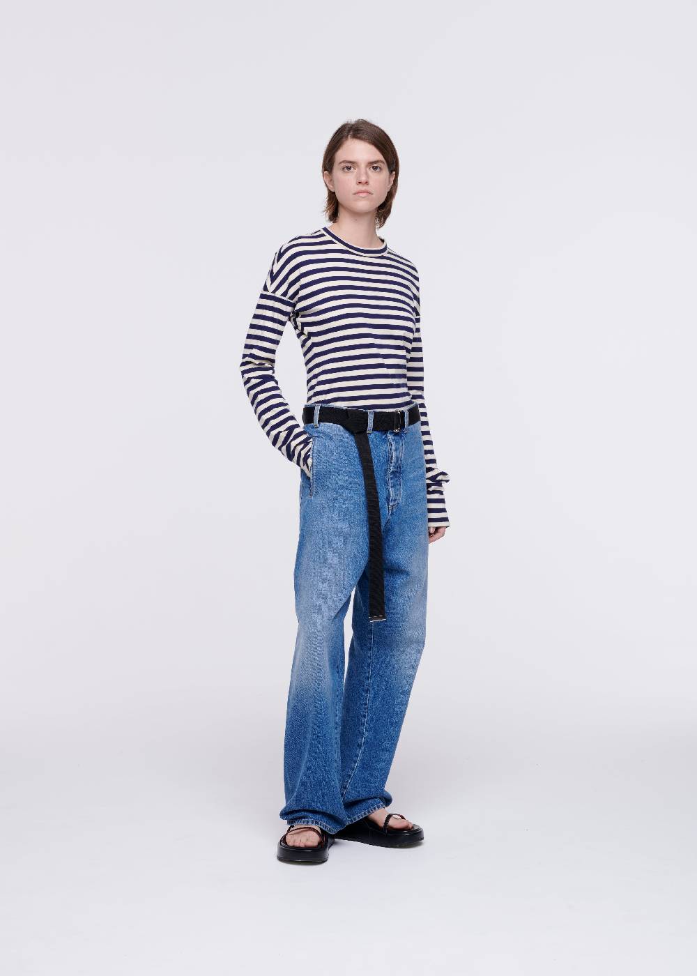 Plan C JEANS A GAMBA DRITTA Pezzi Unici