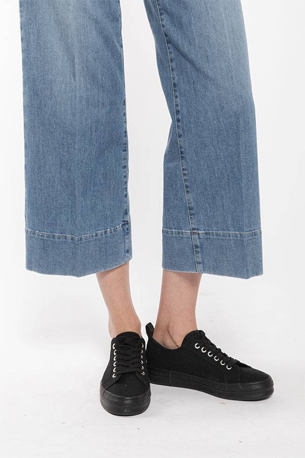 PS. Don't Forget Me EVA MID RISE PALAZZO CROPPED FIT Fino Al -60%
