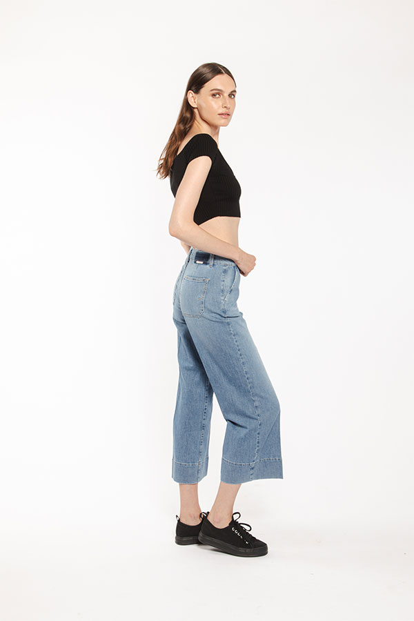 PS. Don't Forget Me EVA MID RISE PALAZZO CROPPED FIT Fino Al -60%