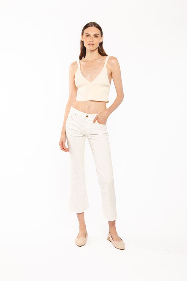 PS. Don't Forget Me SHARON 1 LOW RISE FLARE CROPPED FIT Presa