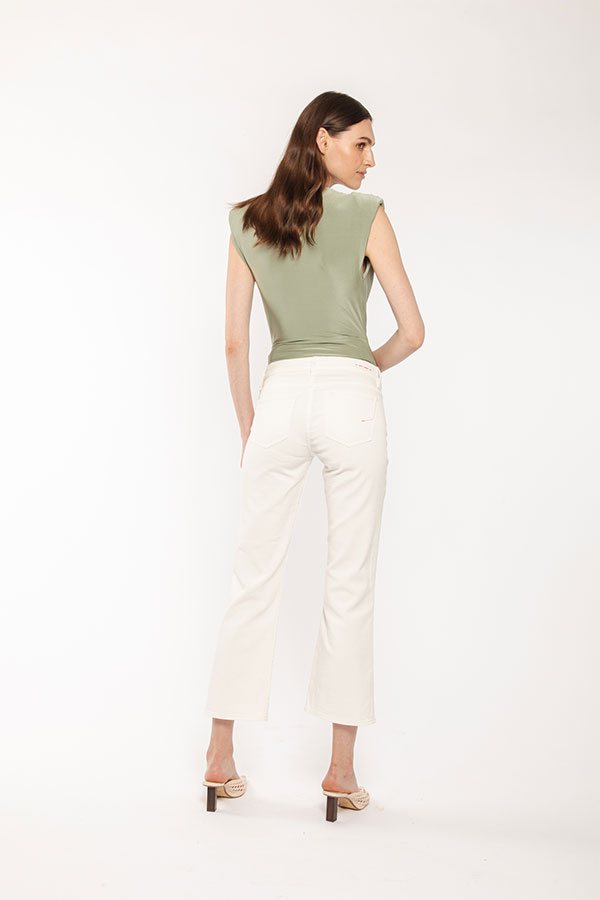 PS. Don't Forget Me SHARON 1 LOW RISE FLARE CROPPED FIT Offerta