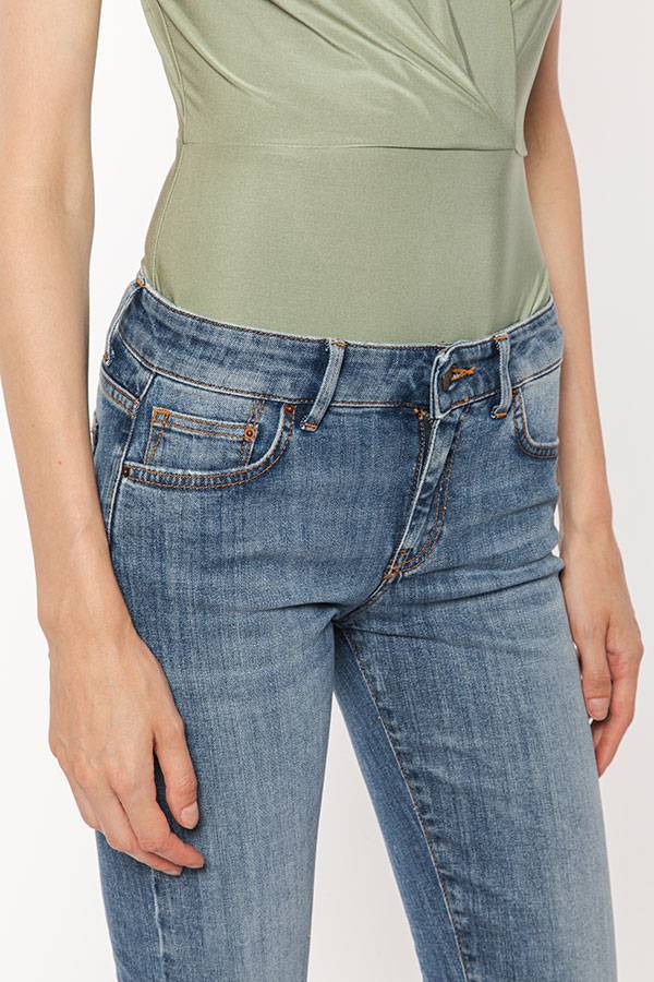 PS. Don't Forget Me SHARON LOW RISE FLARE CROPPED FIT Economico