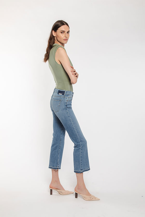 PS. Don't Forget Me SHARON LOW RISE FLARE CROPPED FIT Online