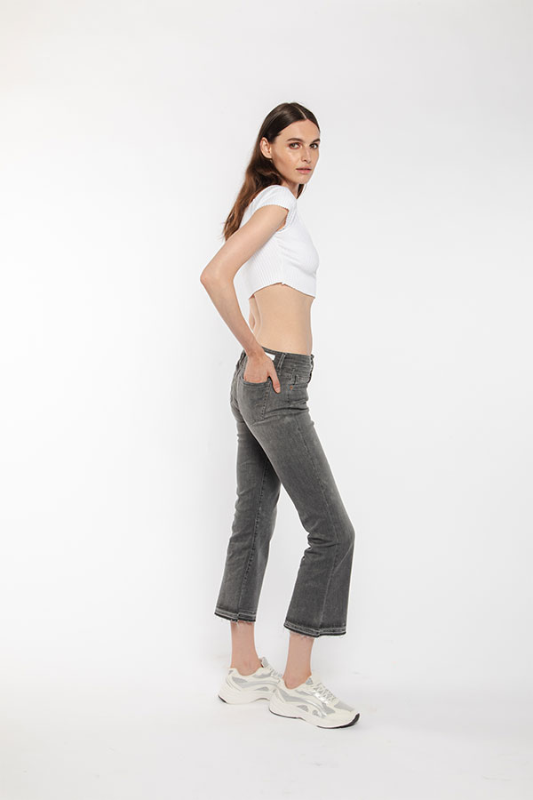 PS. Don't Forget Me SHARON LOW RISE FLARE CROPPED FIT Outlet