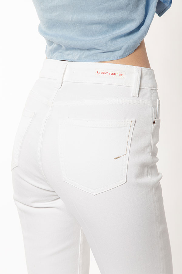 PS. Don't Forget Me MONICA HIGH RISE BELL BOTTOM FIT In Linea
