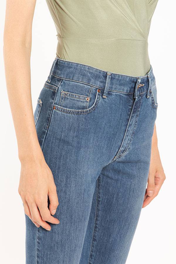 PS. Don't Forget Me MONICA HIGH RISE BELL BOTTOM FIT Vendita Calda
