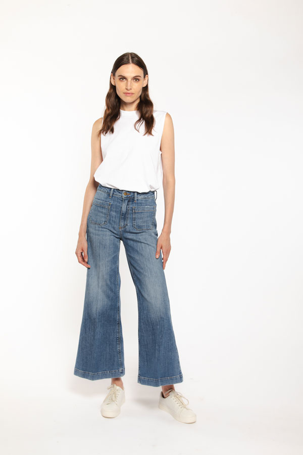 PS. Don't Forget Me LUDOVICA HIGH RISE STRAIGHT RELAXED FIT In Saldo