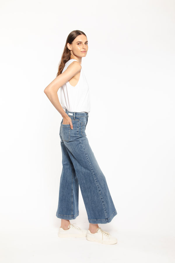 PS. Don't Forget Me LUDOVICA HIGH RISE STRAIGHT RELAXED FIT In Saldo