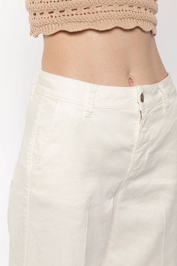 PS. Don't Forget Me EVA MID RISE PALAZZO CROPPED FIT Nuova