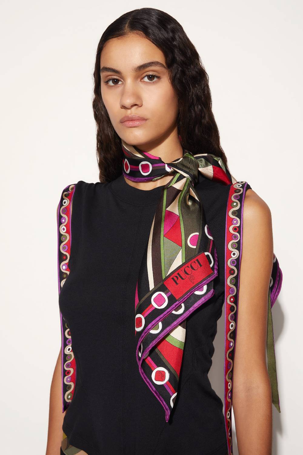 Pucci Foulard in seta con stampa Vivara Soddisfazione Garantita