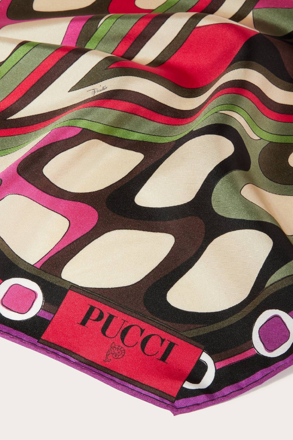Pucci Foulard in seta con stampa Vivara Soddisfazione Garantita