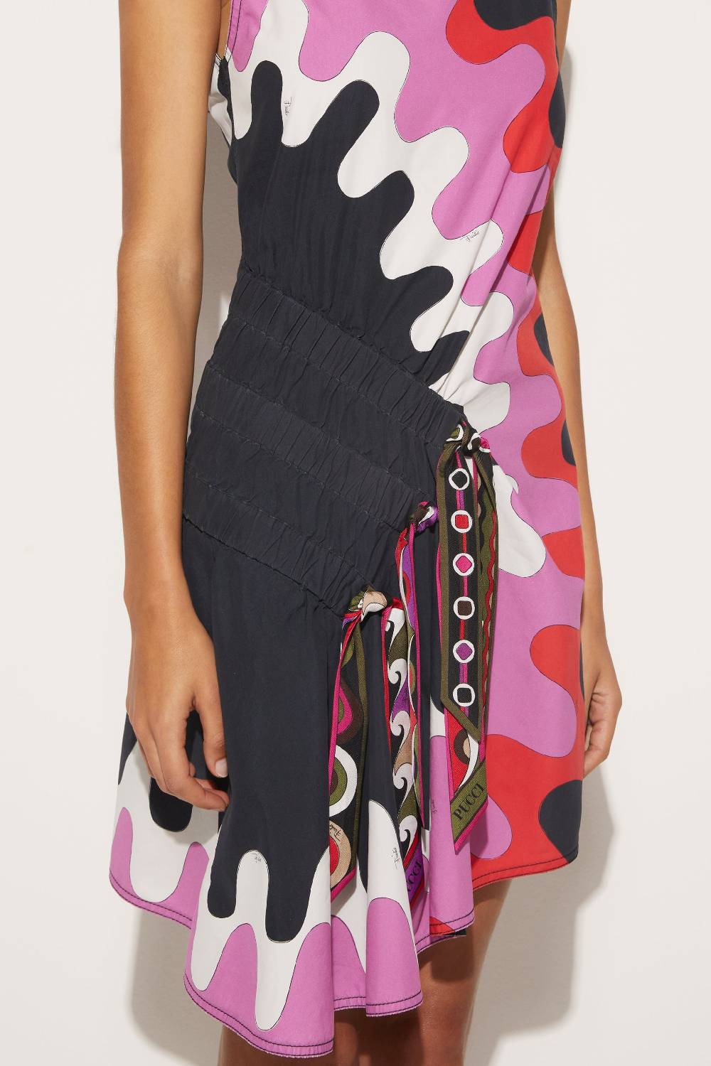 Pucci Mini abito con arricciature e stampa Bersaglio Negozi Online