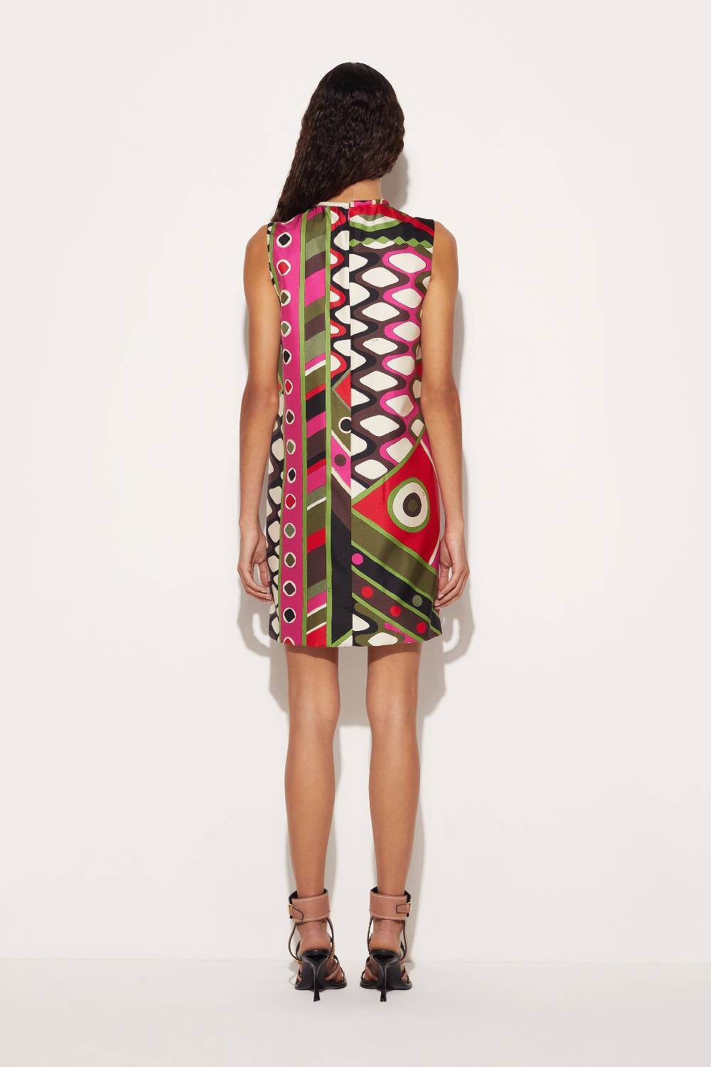 Pucci Mini abito in seta con stampa Vivara Shopping Online
