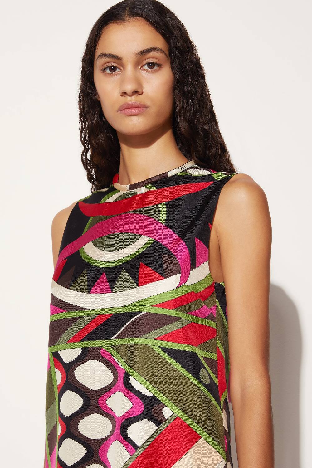 Pucci Mini abito in seta con stampa Vivara Shopping Online