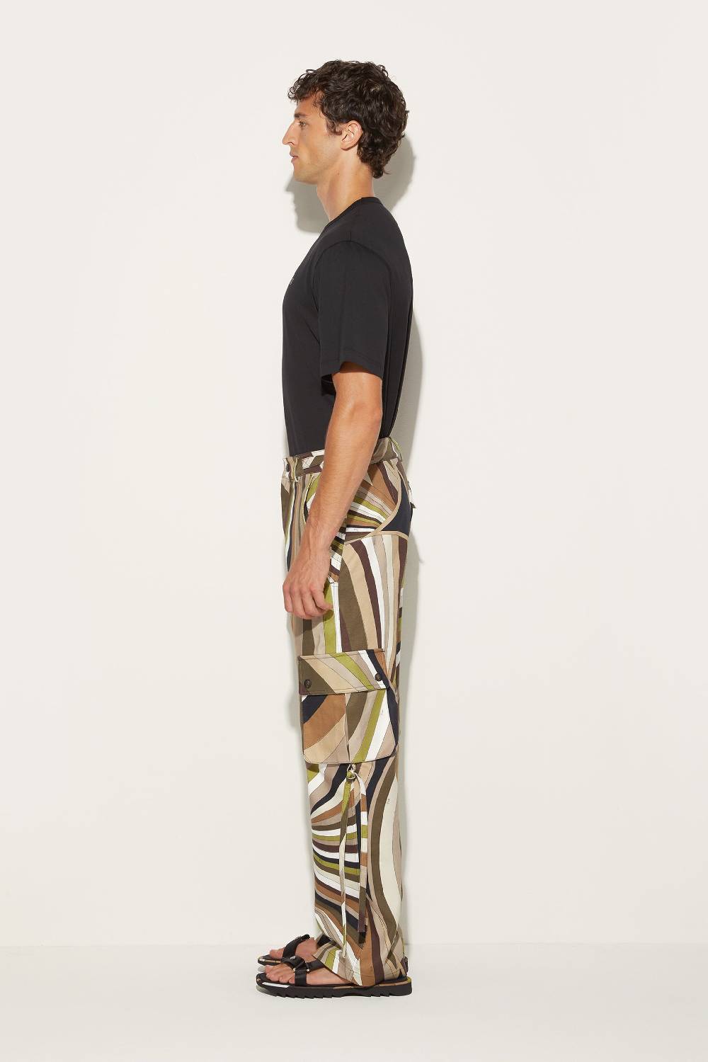 Pucci Pantaloni cargo con stampa Iride Prezzo Ridotto