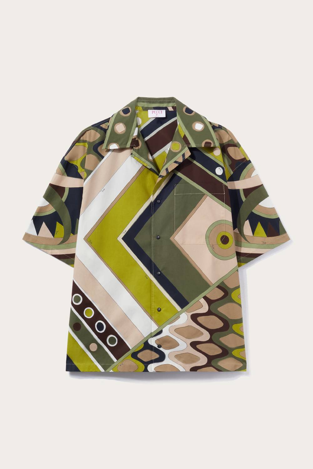 Pucci Camicia da bowling con stampa Vivara Sottocosto