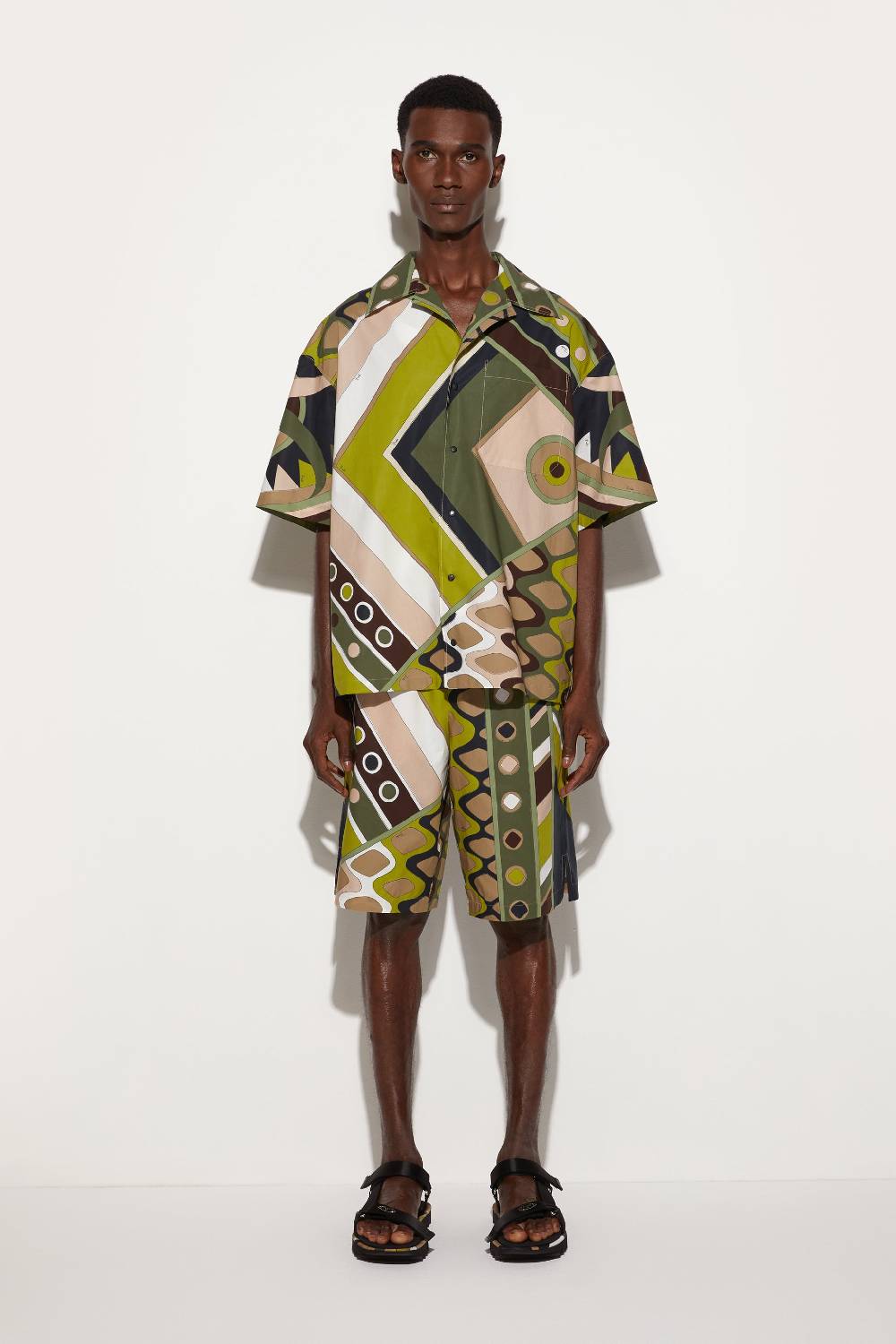 Pucci Camicia da bowling con stampa Vivara Sottocosto
