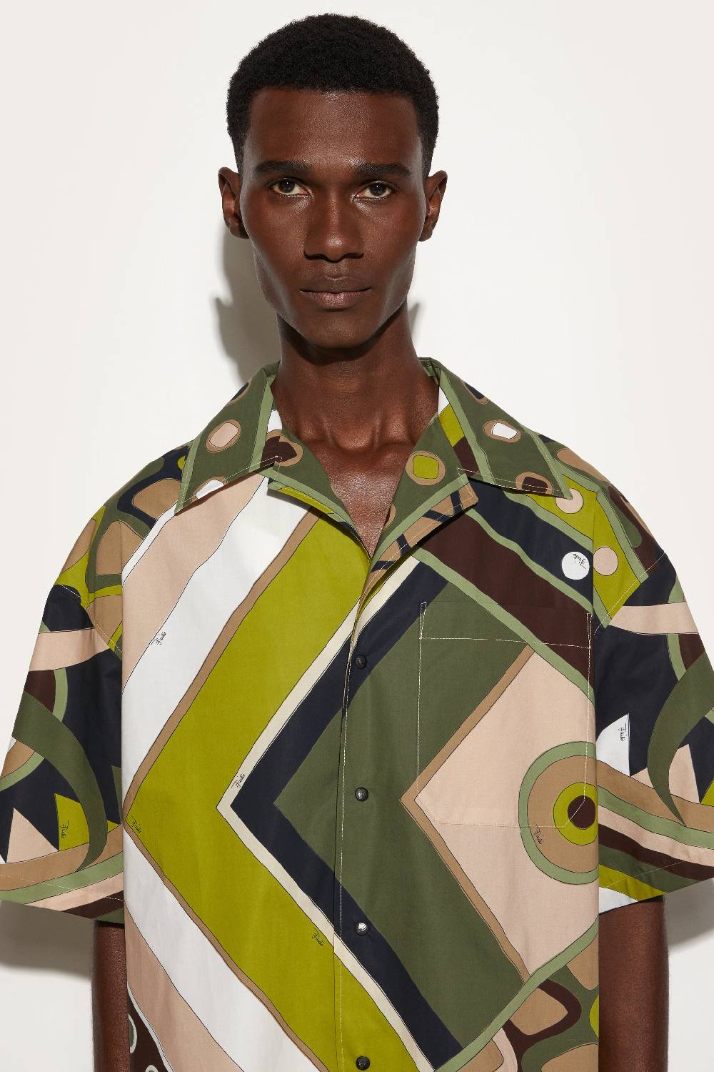 Pucci Camicia da bowling con stampa Vivara Sottocosto
