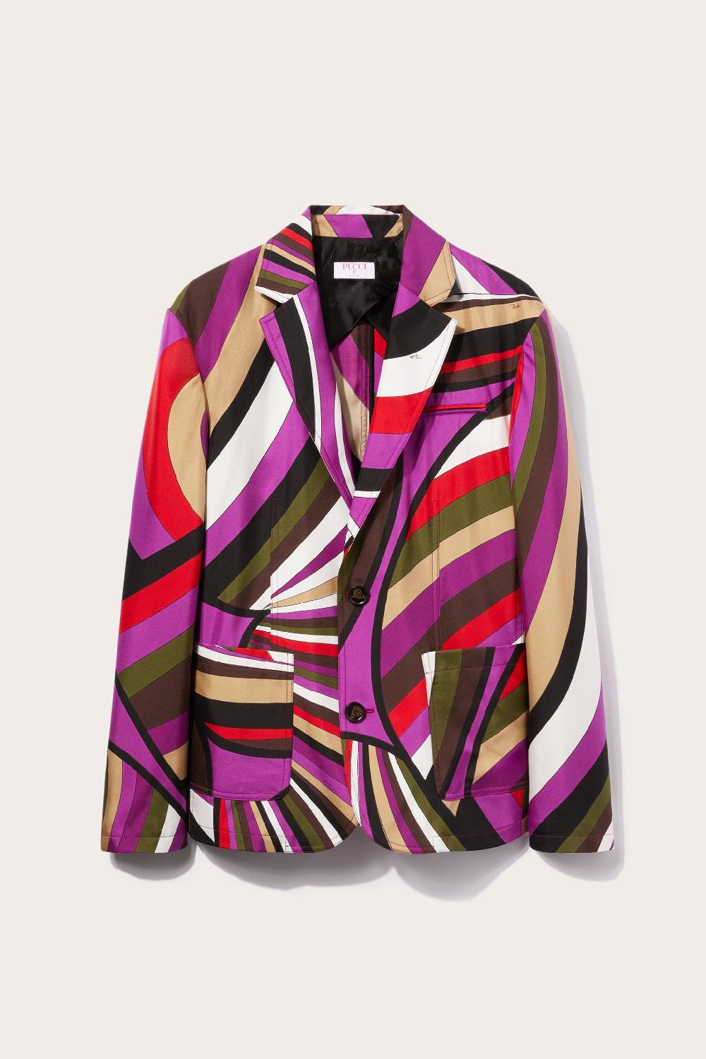 Pucci Blazer in seta con stampa Iride Economico