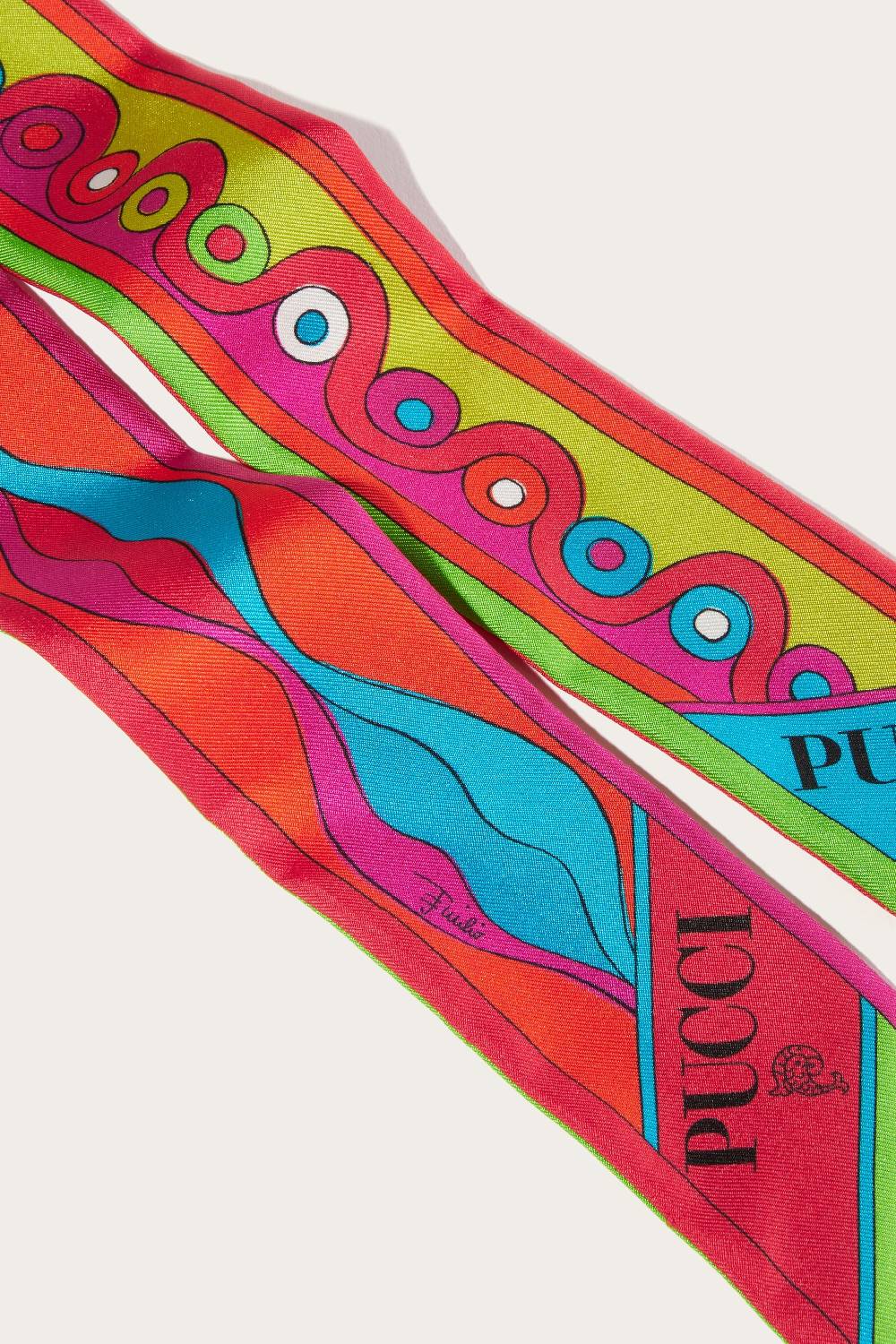 Pucci Foulard in seta con stampa Iride Italy