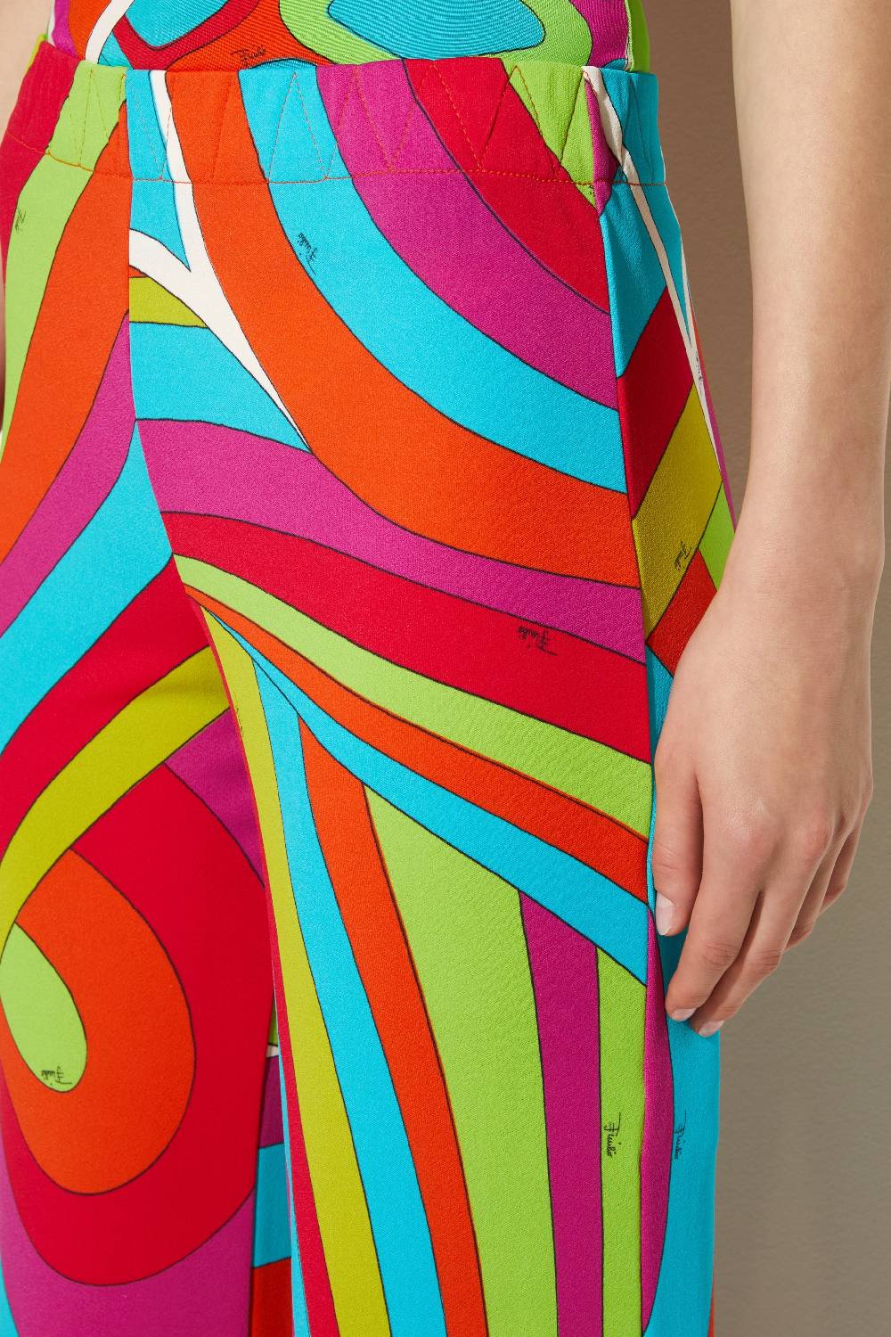Pucci Pantaloni con stampa Iride Vendita