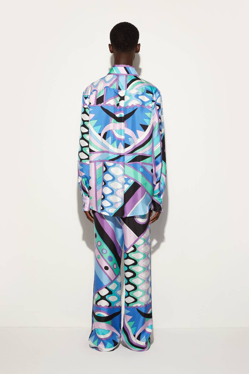 Pucci Camicia in seta con stampa Vivara Online