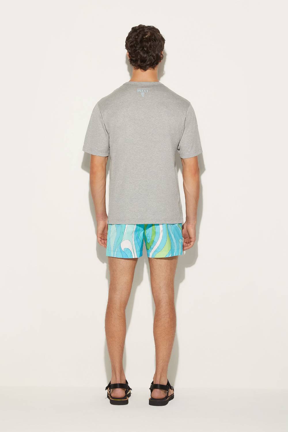 Pucci T-shirt con stampa Marmo Vendita Calda
