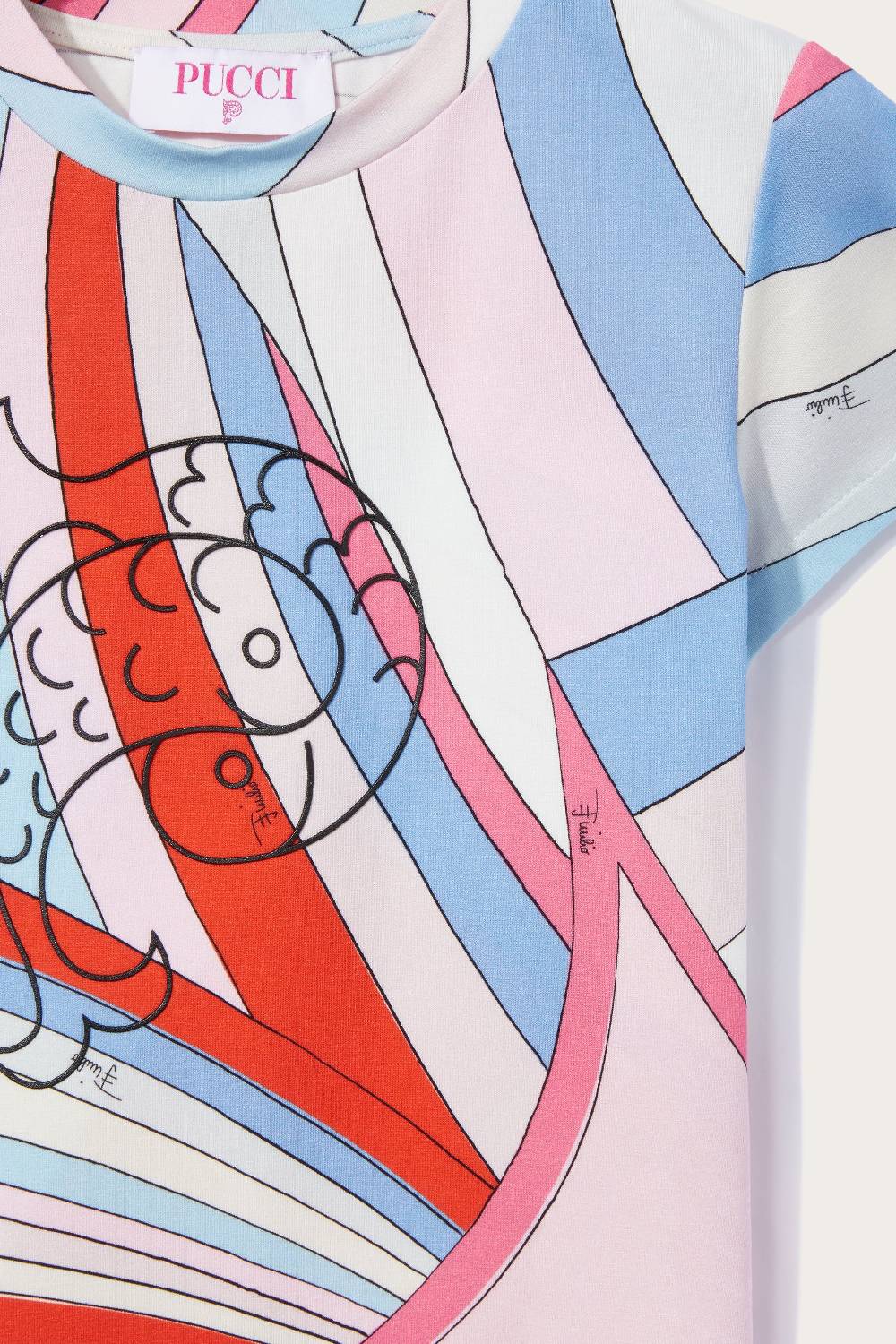 Pucci T-shirt con stampa Iride Vendita