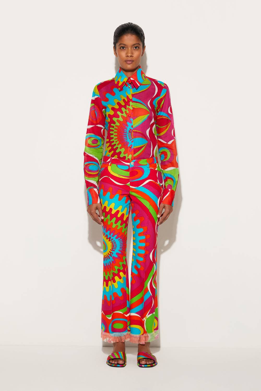 Pucci Pantaloni con stampa Bersaglio Prezzo Ridotto