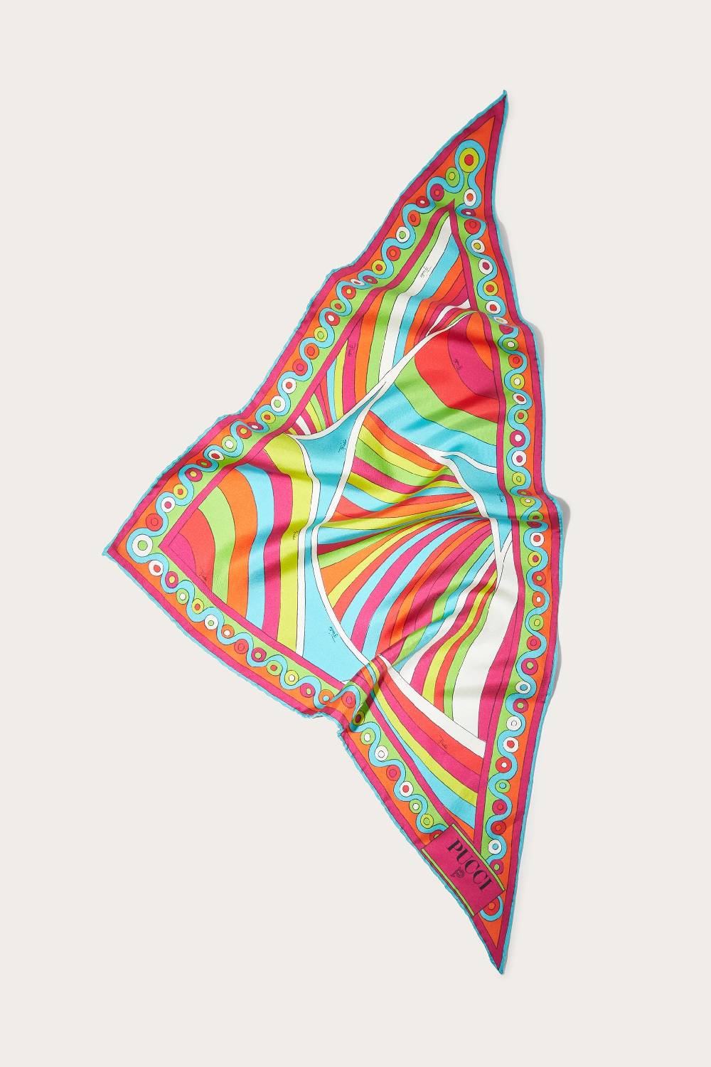 Pucci Foulard in seta con stampa Iride Presa