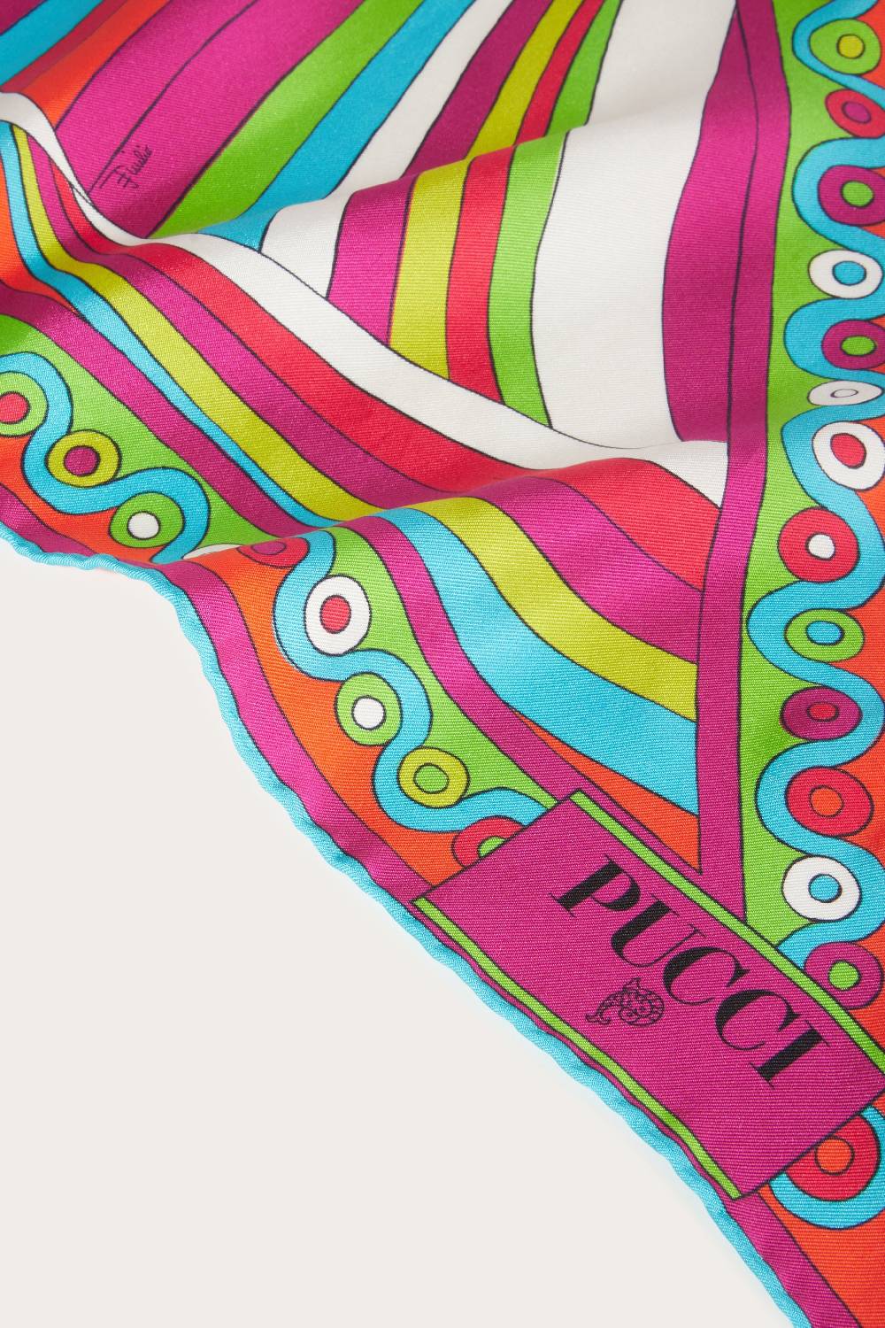 Pucci Foulard in seta con stampa Iride Presa