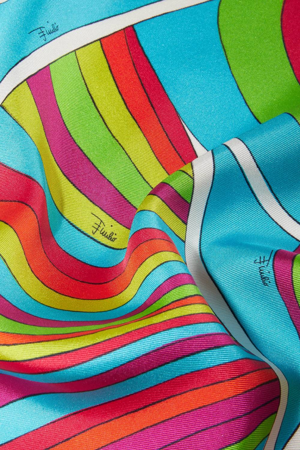 Pucci Foulard in seta con stampa Iride Presa