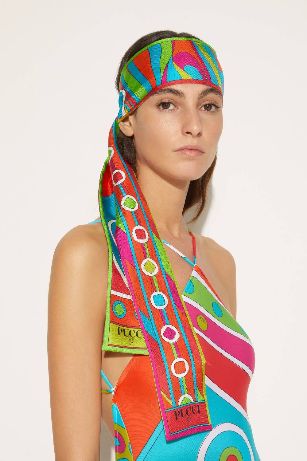 Pucci Foulard in seta con stampa Vivara Offerta