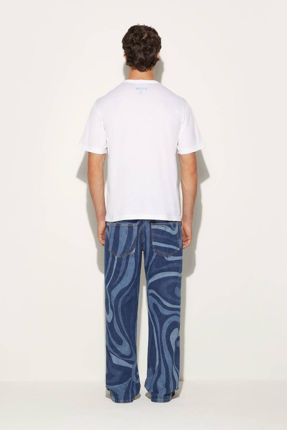 Pucci T-shirt con inserto Marmo In Vendita
