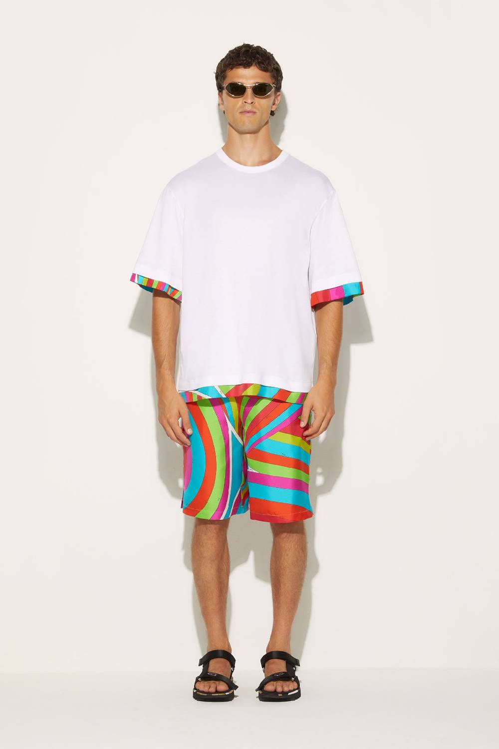 Pucci T-shirt con finiture Iride Saldi