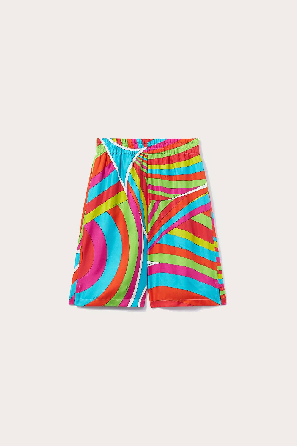 Pucci Shorts in seta con stampa Iride Offerte