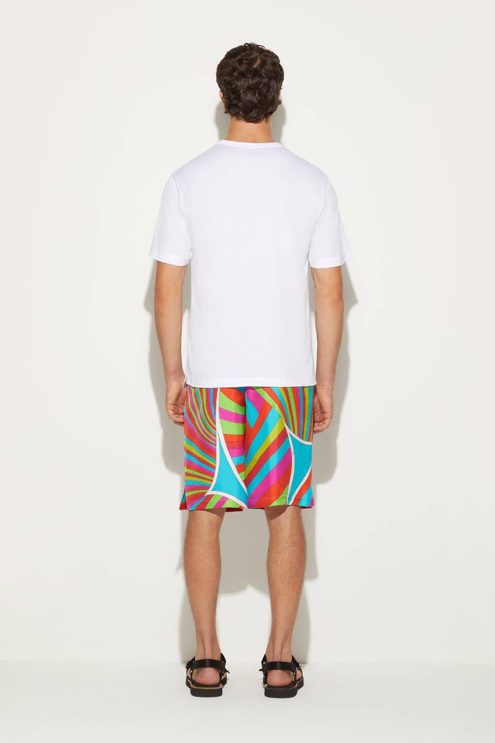 Pucci Shorts in seta con stampa Iride Offerte