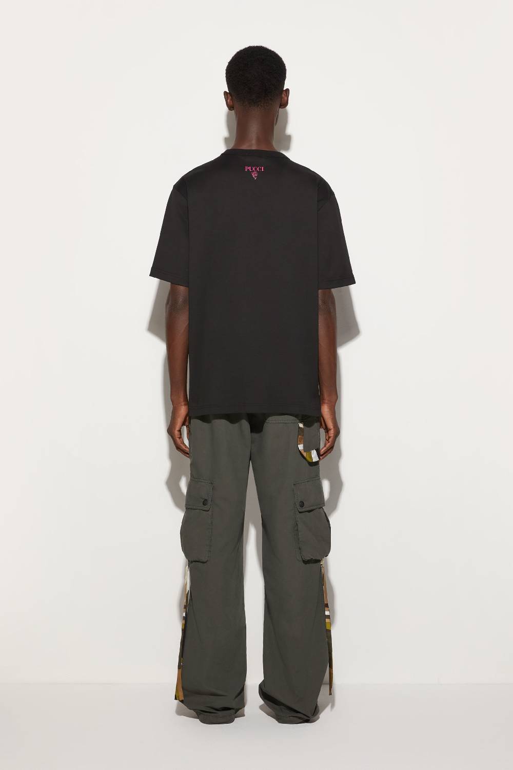 Pucci T-shirt con inserto Marmo Vendita Calda