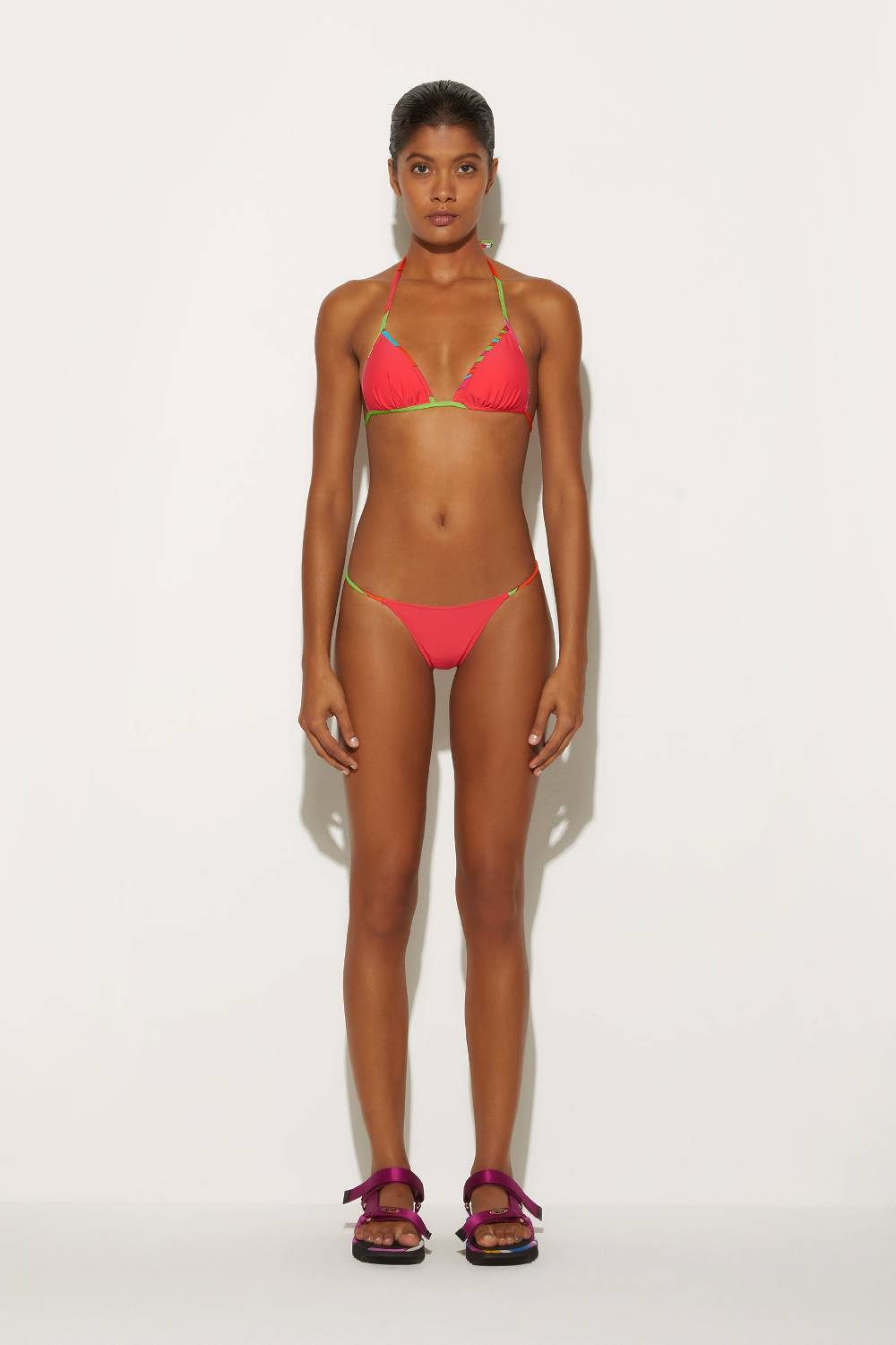 Pucci Top bikini con finiture Iride Italia