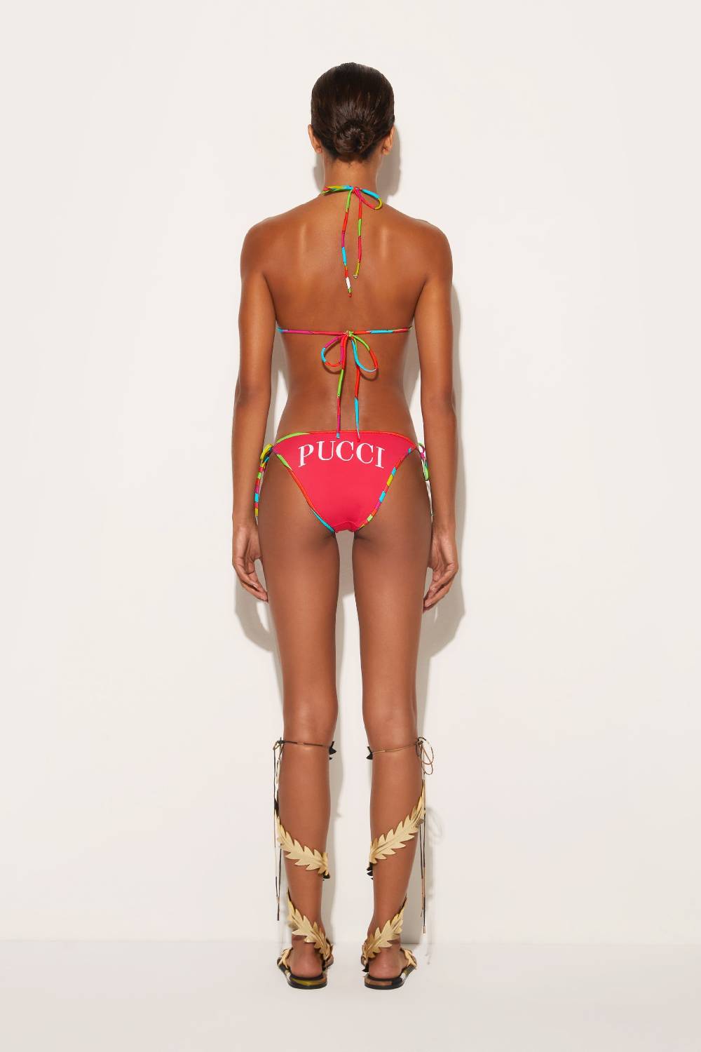 Pucci Top bikini con finiture Iride Promozione