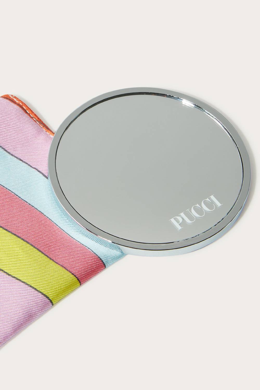 Pucci Specchietto tascabile con stampa Marmo Pezzi Unici