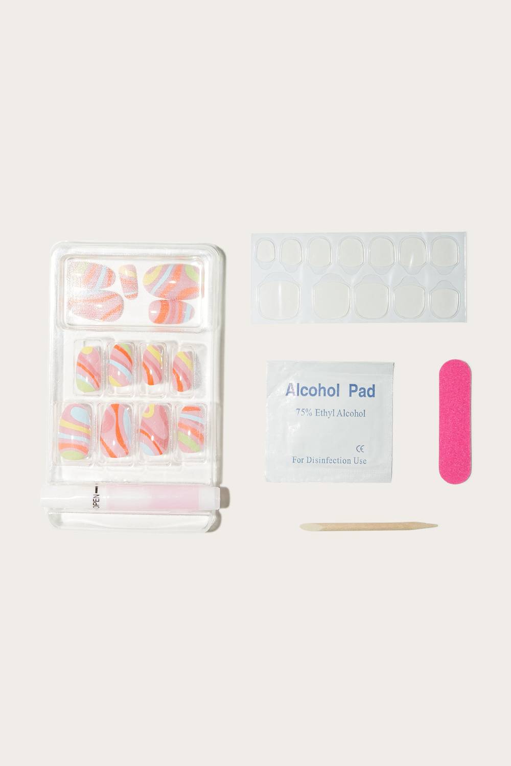 Pucci Set unghie finte con stampa Marmo Soddisfazione Garantita