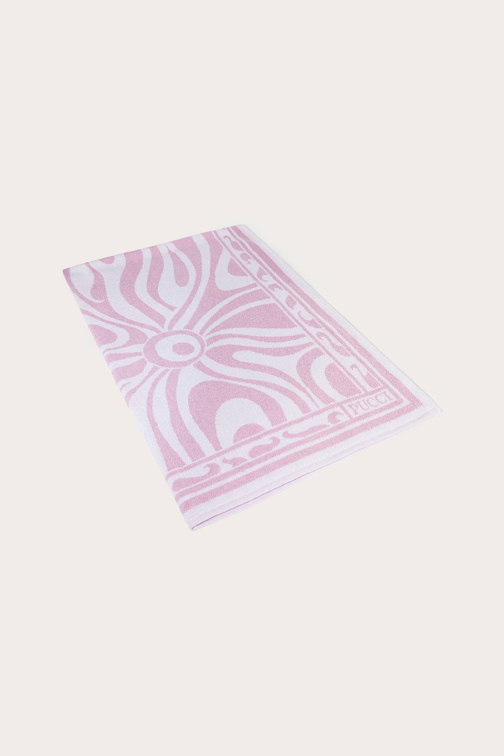 Pucci Telo mare jacquard con motivo Marmo Qualità Garantita