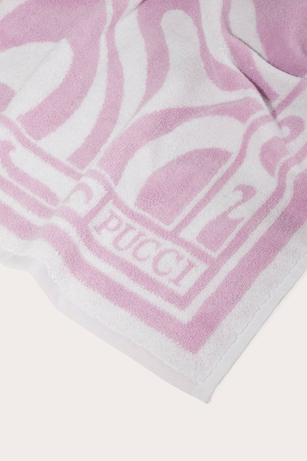 Pucci Telo mare jacquard con motivo Marmo Qualità Garantita